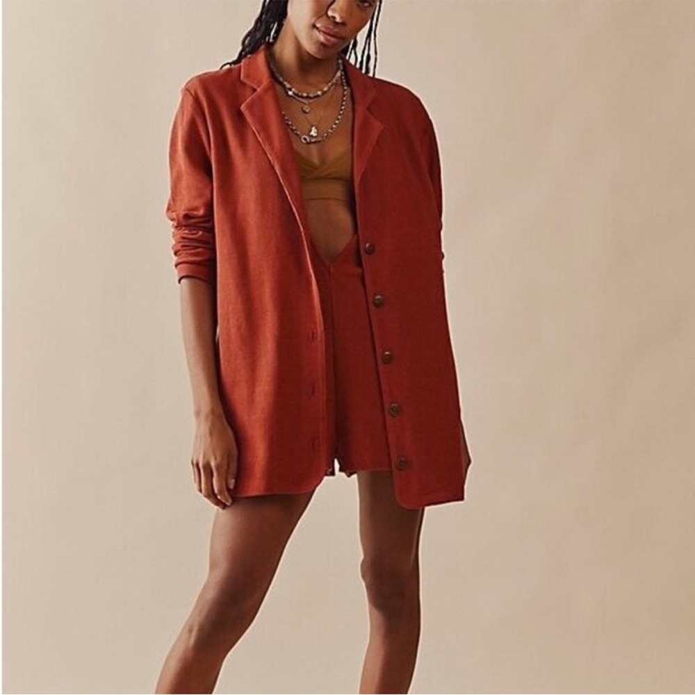 Free People Beach Lizzie Blazer Romper